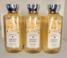 Set of 3 Bath  Body Works Golden Eclipse Shower Gel 10 fl oz