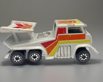 3 1/3'' Diecast CPG Corp 1980 KENNER Prod No.1027 White Drag Racing Semi Truck
