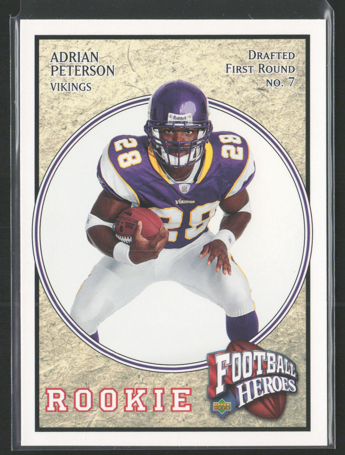 Adrian Peterson Upper Deck Football Heroes #84 Base