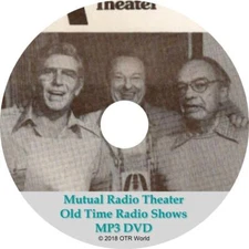 Mutual Radio Theater Old Time Radio Shows 106 Episodes On MP3 DVD