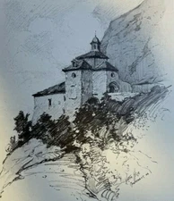 1907 Benedictine Monastery of Monsalvat Home of the Holy Grail