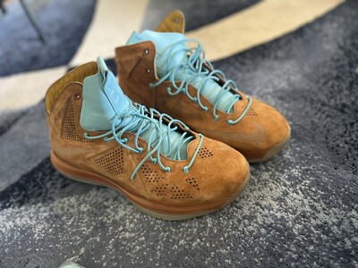 Nike Lebron 10 Hazelnut size 12 VNDS w extra blue laces | eBay