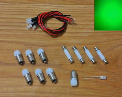 Sansui 2000x receiver replacement front LED lamps bulbs lights kit set GREEN