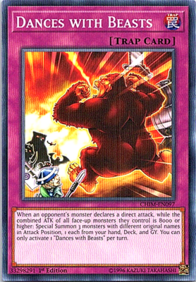 Dance With Beasts CHIM-EN097 Yu-Gi-Oh! Card Light Play 1st Edition | eBay Dance With Beasts CHIM-EN097 Yu-Gi-Oh! Card Light Play 1st Edition | eBay