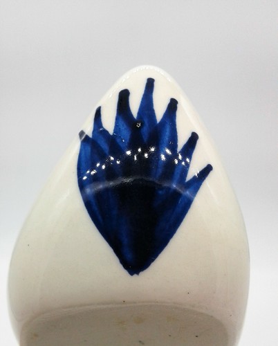 Cenicero de zapatos vintage azul holandés pintado a mano molino de viento F H zueco porcelana - Imagen 9 de 11