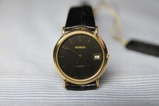 Orologio RONSON originale vintage metà cuoio e metà coccodrillo