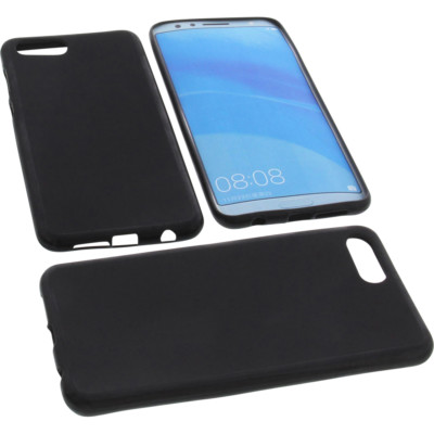 Tasche für Huawei Nova 2S Handytasche Schutz Hülle TPU Gummi Case Schwarz