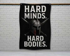 Motivational Gym Wall Art - Home Gym Flag Banner Decor