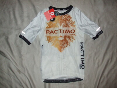 NEW - Pactimo Summit Aero Mesh Jersey, Fierce Lion, Men's S