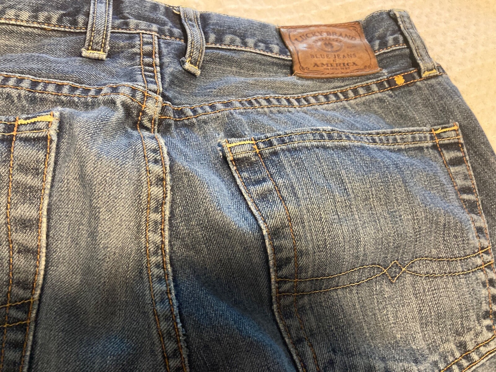 mens lucky brand jeans 33x32 eBay