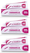 3 x SBL HAMAMELIS Ointment 25g Cream Homeopathic Piles Wellness