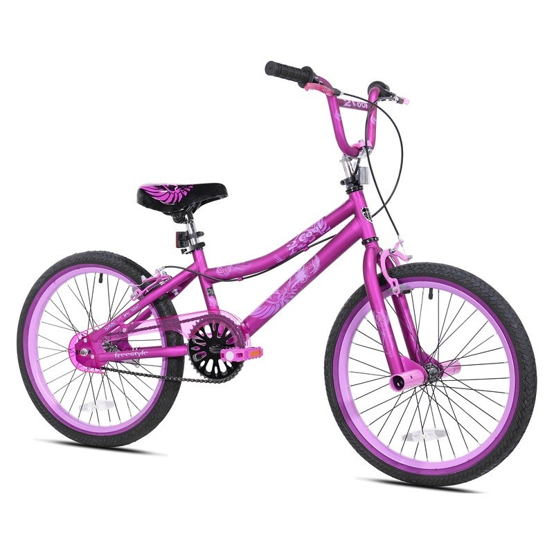 20'' BMX Girls Bicycle Steel Frame Single Speed Dual Hand Brakes