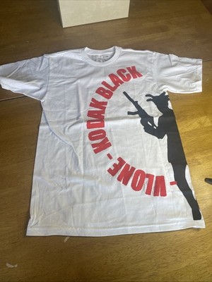 Vlone x Kodak Black Vulture T-Shirt  White Sz Small NWOT