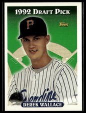 Derek Wallace *ROOKIE CARD* (RC) 1993 Topps #459. rookie card picture