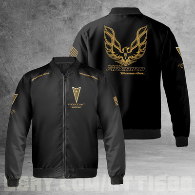 Pontiac American Muscle Car Printed Lightweight Windproof Unisex Bomber Jacket
