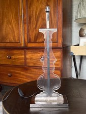 Acrylic table lamp. purchased from interiors store Mister Smith, Brighton