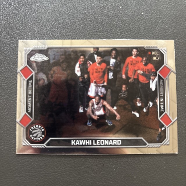 2025-26 Topps Chrome Update Kawhi Leonard Moments In Time MT-5
