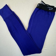Duofold Thermal Pants Mens Medium Blue Long Johns Base Layer Bottoms Polyester