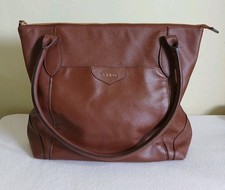 Lodis Siera XL HandBag Purse Genuine Pebbeled Leather Shoulder Bag Travel Tote