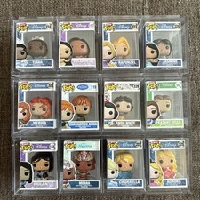 Funko Bitty Pop! Vinyl: Disney Princess - Set Of 12 With Display Holders