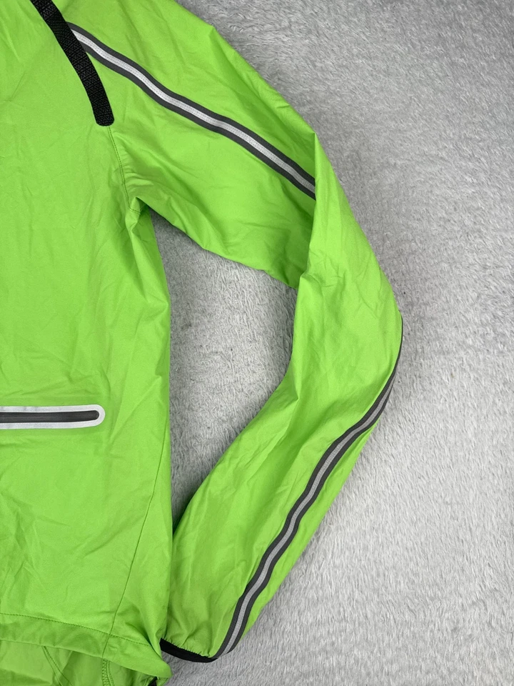 Rapha Windbreaker Cycling Adult Medium Green Full Zip Long Sleeve 100% Nylon - Image 2 of 4