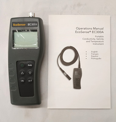 YSI EcoSense EC300A Portable Conductivity Salinity Temperature Meter Instrument