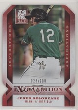2013 Panini Elite Extra Edition Aspirations Die-Cut /200 Jesus Solorzano #85 z6b