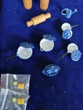 dollhouse kitchen accessories 1:12 Lomonade enalmelware country