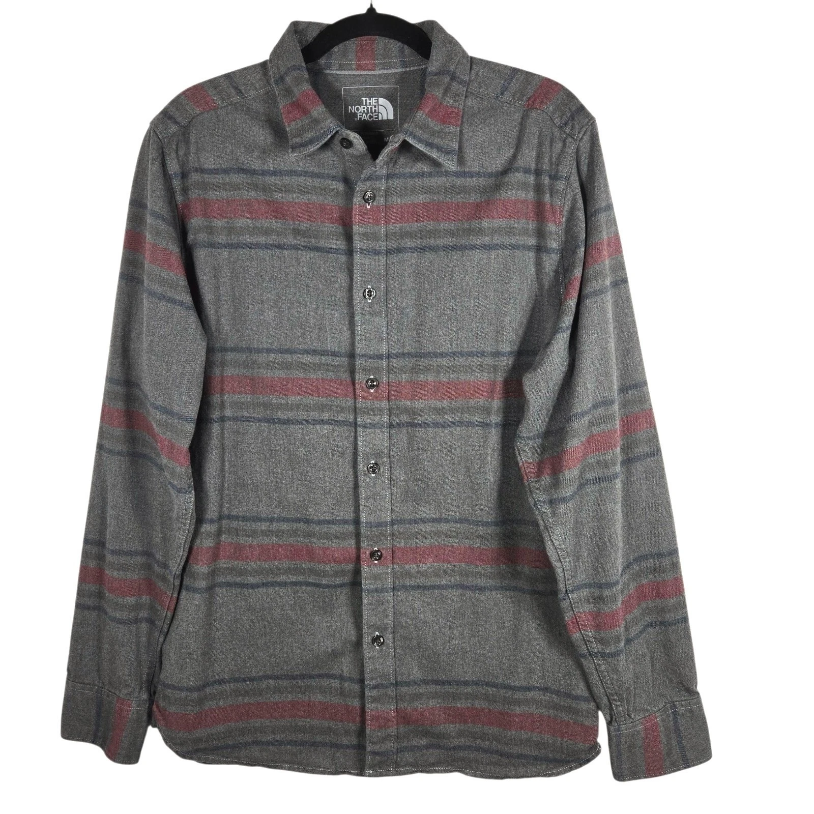 The North Face Flannel Shirt Mens Medium Grey Striped Heavy Cotton Workwear TNF
Opens in a new windo