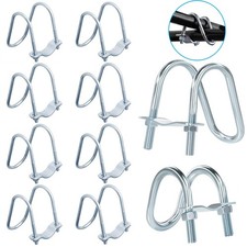 20-114 mm Metal Double U-Shaped Clamp Hose Clamp Pipe Clip/Cross U-Shaped Bolt