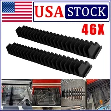 46X Magnetic Modular Wrench Organizer Compact Tool Storage Slots hold Tools SAE
