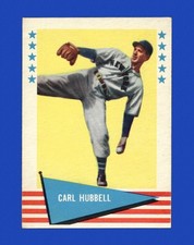 1961 Fleer Set-Break # 45 Carl Hubbell EX-EXMINT *GMCARDS*