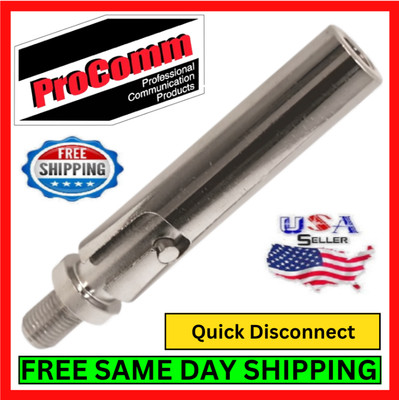 ProComm JBC201L Stainless Steel Antenna Quick Disconnect 3/8-24 Mount Heavy Duty