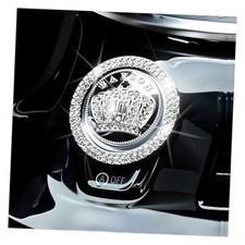 Bling Push Start Button Cover Decoration Ring,Stylish Car Push Start Button