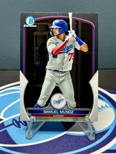 2023 Bowman Chrome Prospects #BCP-80 Samuel Munoz - Los Angeles Dodgers