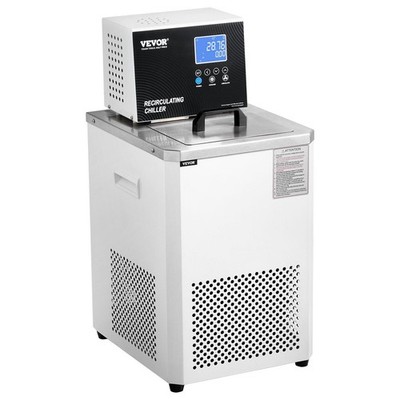 Lab Chiller Circulator: 6L, -5 to 100°C, LCD, Dual Circulation