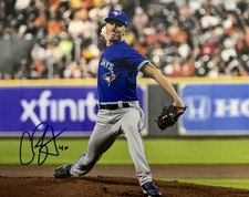 CHRIS BASSITT TORONTO BLUE JAYS AUTOGRAPHED 11X14 PHOTO - D