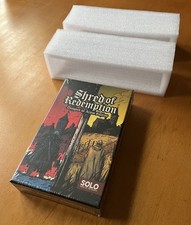 SHRED OF REDEMPTION - Best with  1 - SOLO BOARD GAME OF THE MONTH - NEW - NUOVO