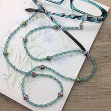 Beaded Eyeglass Chain, Glasses Holder Necklace, Lightweight Sunglasses Lanyard