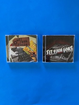 Set Your Goals band Two cd's - One is an original press other cd is a re-press