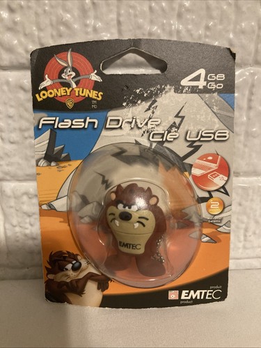 EMTEC Looney Tunes Tasmanian Devil USB 2.0 Flash Drive 4GB NEU