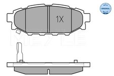 MEYLE BREMSBELÄGE passend für SUBARU FORESTER SH IMPREZA LEGACY BR OUTBACK XV 