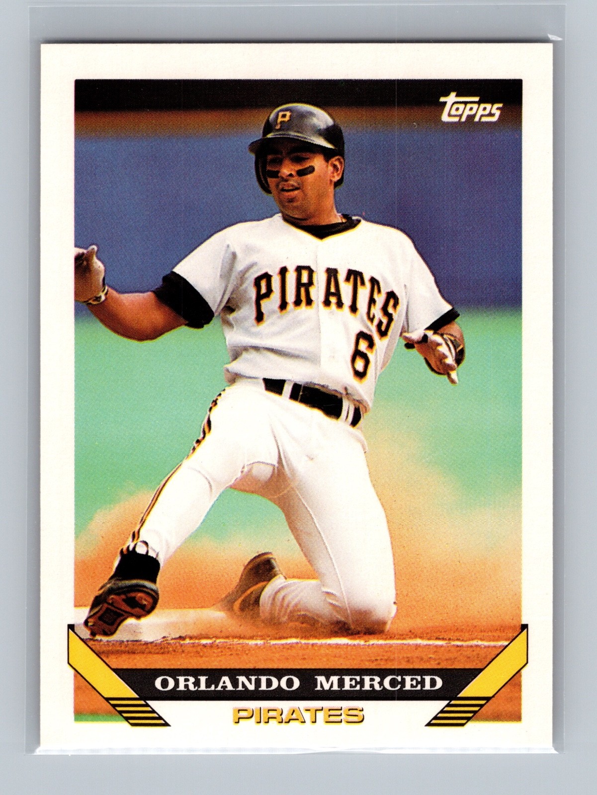 Orlando Merced Pittsburgh Pirates #378 Topps 1993 Baseball Card