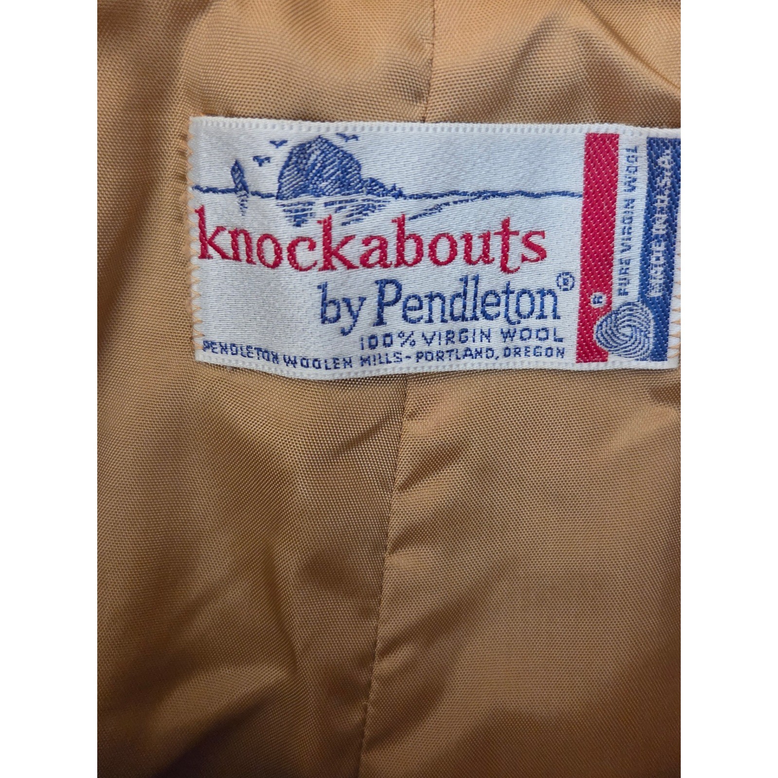 Pendleton Knockabouts Tan Wool Pants Vintage High… - image 2