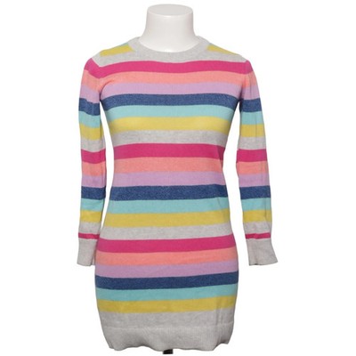 Gap Kids, Kleid, Größe: M, Mehrfarbig, Baumwolle, Streifen, Feinstrick #jKh