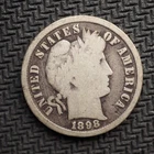 1898 **BARBER SILVER DIME * * - FREE SHIPPING! - C3370