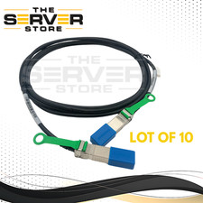  LOT OF 10 Amphenol 10G/25G SFP SFP28 DAC 3m Twinax Cable NDCCGF-0005