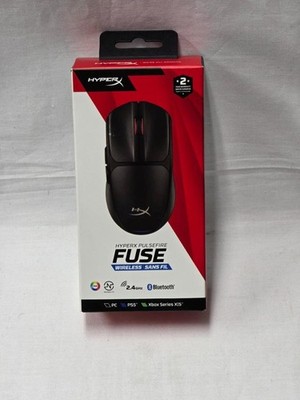 HyperX Pulsefire Fuse Wireless Optical Gaming Mouse with RGB Lighting - Black
