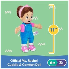 Ms. Rachel Official Cuddle Comfort Doll, 11 Premium Plush Baby Toy