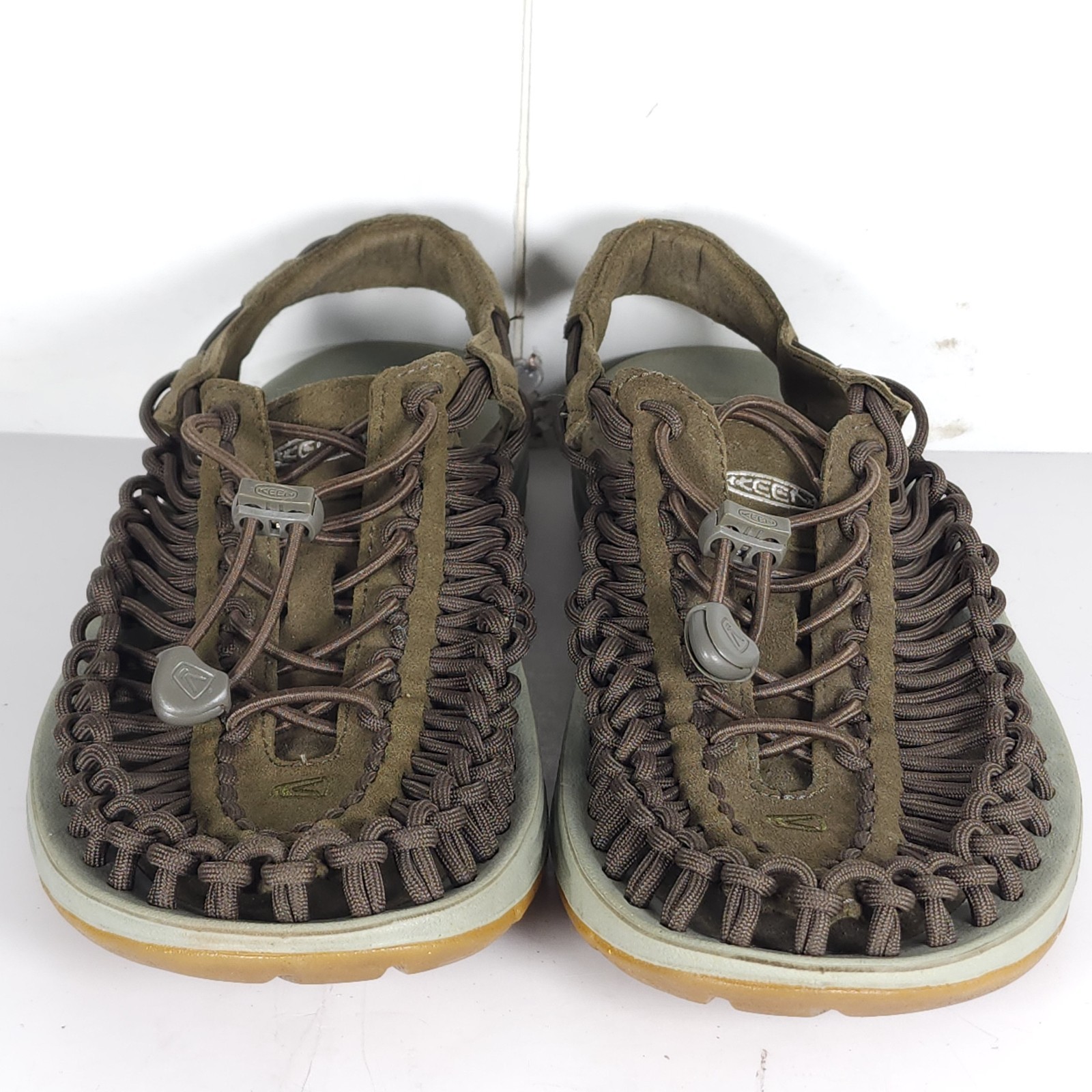 Sandali con cinturino KEEN donna Uneek US9 5 verde tessuto paracord acqua outdoor